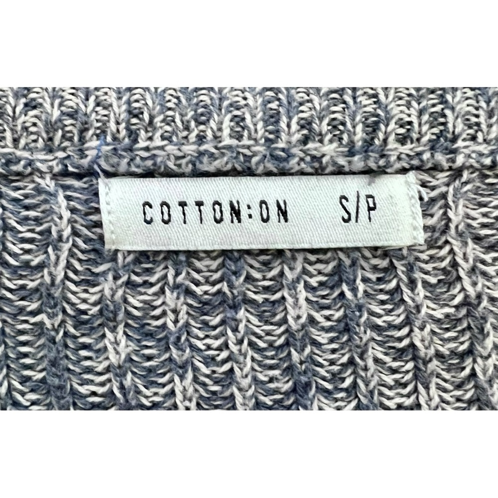 Cotton on cropped grey marled sweater - Picture 2 of 4